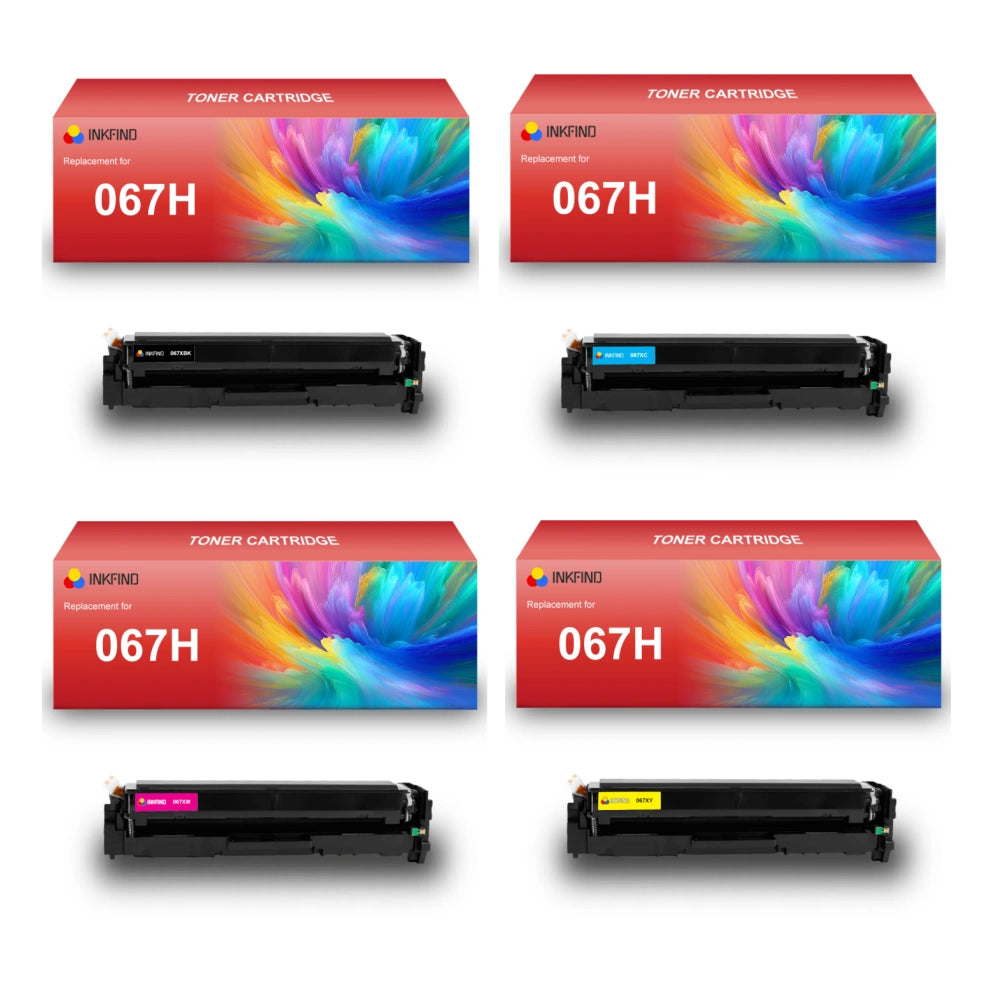 Compatible Canon 067H 4-Colour Toner Multipack