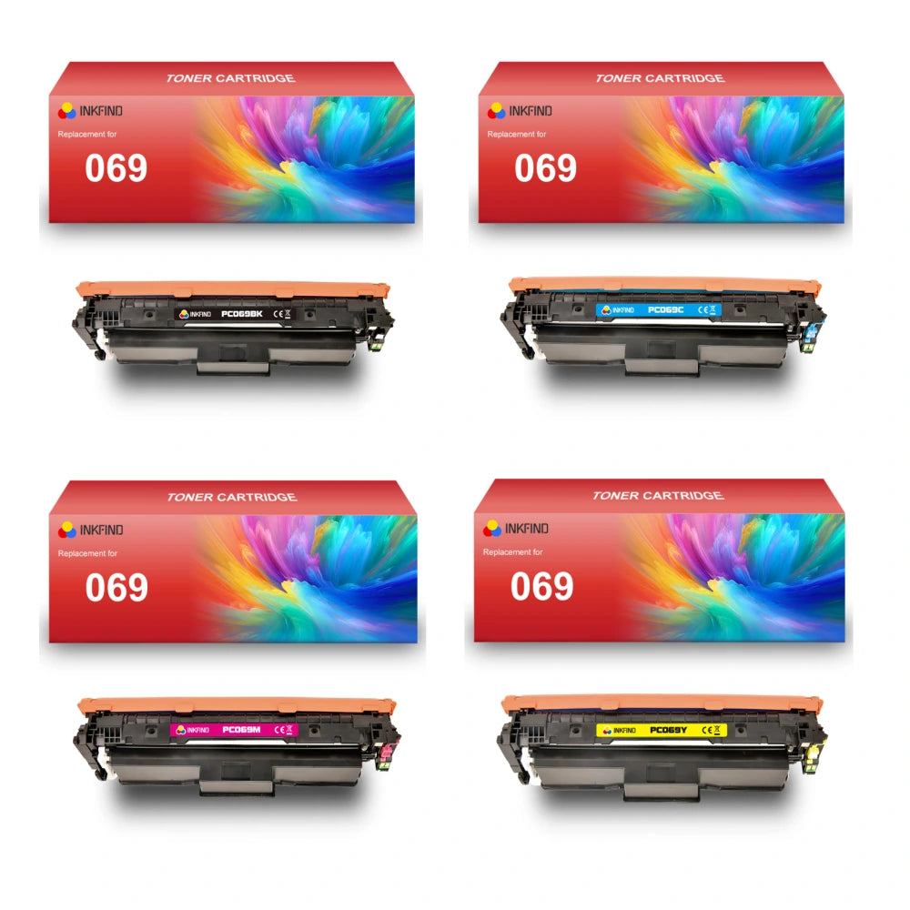 Compatible Canon 069 4 Colour Toner Cartridge