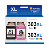 Compatible HP 303XL Black & Tri-Colour High Capacity Multipack - 3YN10AE INKFIND
