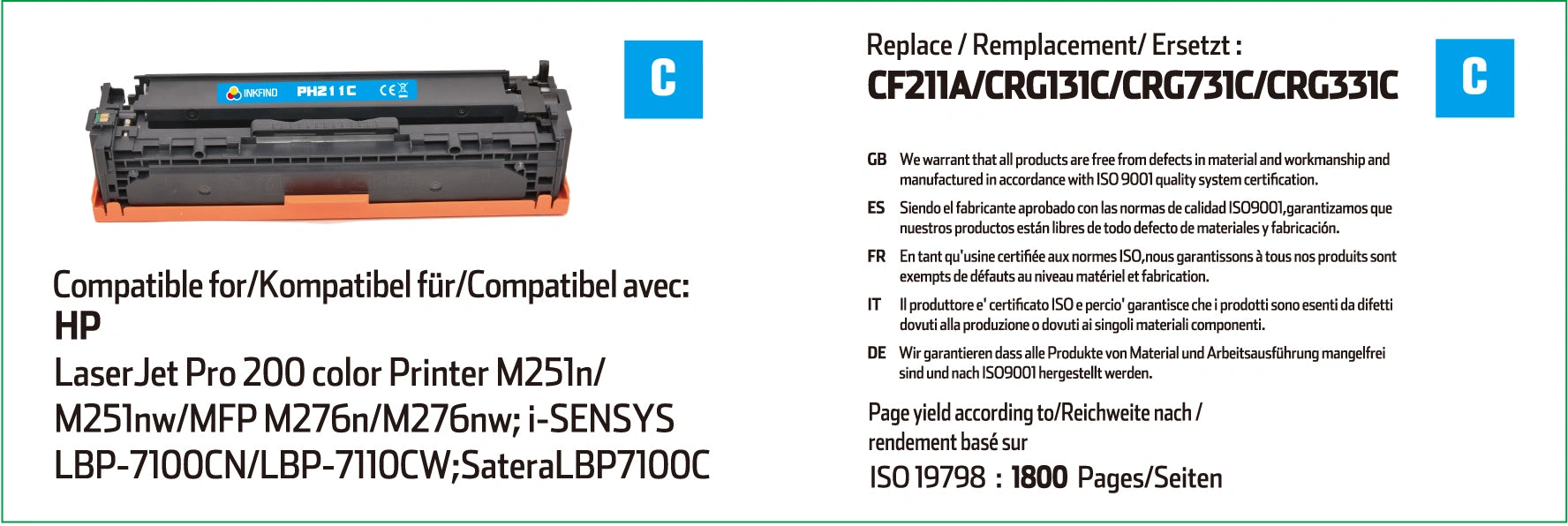HP 131A Cyan Toner Cartridge