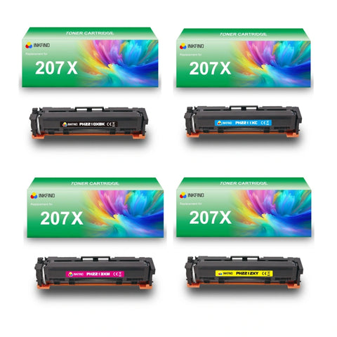 Compatible HP 207X 4-Colour Toner Multipack