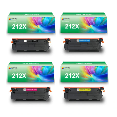 Compatible HP 212X Toner Cartridge Multipack