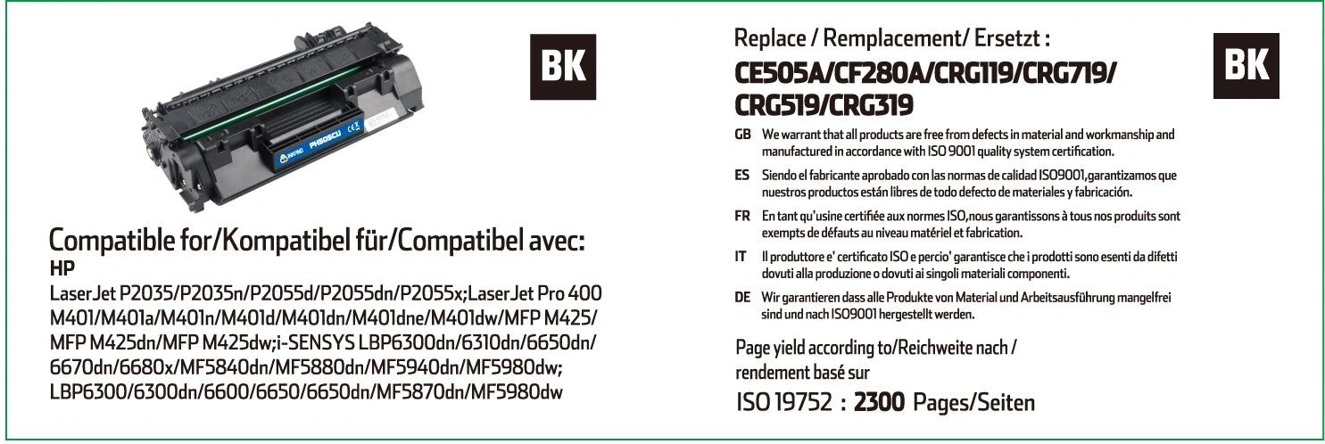 HP 05A Black Toner Cartridge - (CE505A)