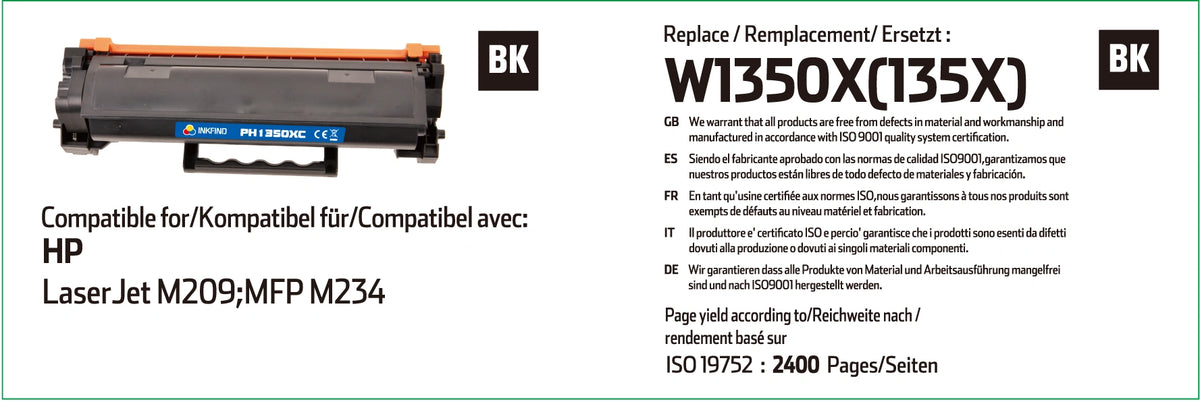 HP 135X High Capacity Black Toner Compatible