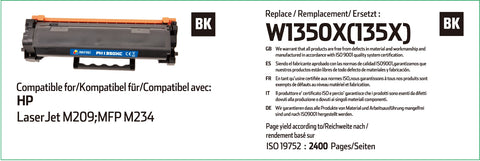 HP 135X High Capacity Black Toner Compatible