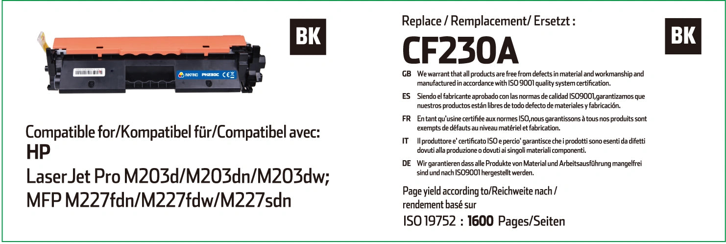 HP 30A Black Toner Cartridge