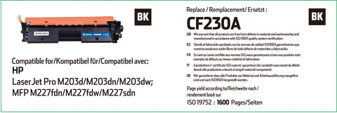 HP 30A Black Toner Cartridge