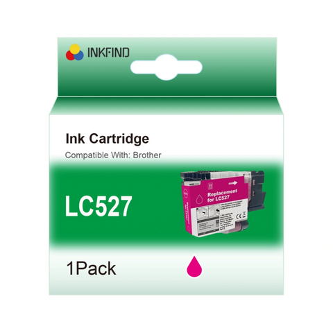 Compatible Brother LC?527M Magenta Ink Cartridge
